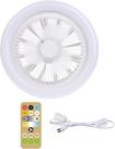 Lâmpada Luminária Ventilador De Teto E27 Controle Remoto
