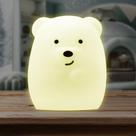 Lâmpada Lumipets Junior Bear, silicone macio, 8 cores, portátil