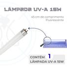 Lâmpada Luz Negra UV-A 15W para Pega Mosca