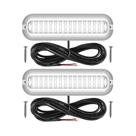 Lâmpada Marinha À Prova d'Água 42LED 80W Em Aço Inoxidável Para Iate, Luz Subaquática De Navegação,