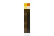 Lâmpada Minecraft Brownstone Torch 29 cm com porta de carregamento USB