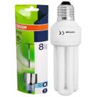 Lâmpada Mini Compacta 3-U 10w 220V E27 Branco Frio