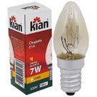 Lâmpada Mini Vela 7w 220v E14 Clara Chupeta Quente