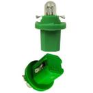 Lampada Miniatura Base Plastica Verde 12v 2w B8.5d