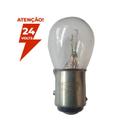 Lâmpada miniatura halógena p21/5w 24v bay15d - 2 polos
