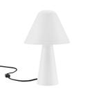 Lâmpada Modway EEI-6529-WHI Candeeiro de mesa Mushroom branco 25cm H