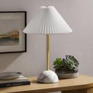 Lâmpada Modway Illusion Dome Marble Base Latão 35x35x51cm