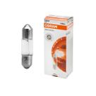 Lampada Osram Torpedo 28mm Pequena Luz Interna Placa Iluminação 3W 12V SV7-8 6428