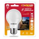Lampada Ourolux Sensor Luminosidade 9w