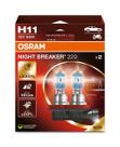 Lâmpada para Farol Veicular OSRAM Night Breaker 220 H11 12V 55W Lâmpada para Farol Veicular OSRAM Night Breaker 220 H11 12V 55W
