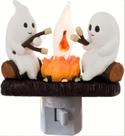 Lâmpada para luz noturna Ghost Campfire Halloween LED 120V Lâmpada para luz noturna Ghost Campfire Halloween LED 120V