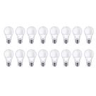 Lâmpada Philips LED A19 5W = 40W 450lm 2700K E26, pacote com 16