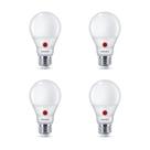 Lâmpada Philips LED A19 8,8 W = 60 W 800 lm 2700K E26, pacote com 4 Lâmpada Philips LED A19 8,8 W = 60 W 800 lm 2700K E26, pacote com 4