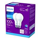 Lâmpada PHILIPS LED Frosted Dimmable A19 16W (pacote com 2)