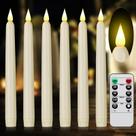 Lâmpada PILLOBOX Flameless LED Taper Candles 24x2 cm Remote