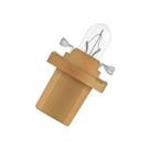 Lâmpada Pinguinho Marrom Claro 1,5W Bx8.4D Base Plastica Mfx6 caixa 10 Pçs