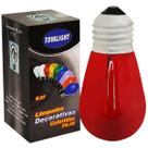 Lâmpada PS45 Pêra Incandescent 40w 220v Vermelho Transparent