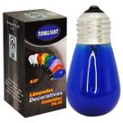 Lâmpada PS45 Pêra Incandescente 40w 220v Azul Transparente