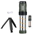 Lampada Repelente Afasta Inseto Mosquito Lanterna LED Tripe Bateria Recarregavel USB Ar Livre Acampamento Pesca