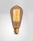 Lampada retrô Carbono ST64 Squirrel Cage Thomas Edson 40W