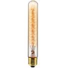 Lâmpada Retrô Decorativa Vintage Filamento Carbono T30 Elgin Luz Amarela Quente 127V ou 220V