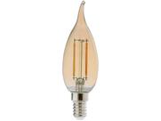 Lâmpada Retrô Filamento Led Vela Chama E14 2w 220v Avant