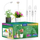 Lâmpada SANSI Pot Clip Grow Light 5V Full Spectrum, pacote com 2