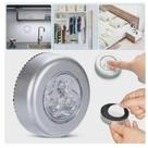 Lâmpada Sem Fio Com 3 Leds Para Armário/Cozinha/Luz Noturna