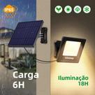 Lâmpada Solar À Prova d'Água De 4400mAh Com Cabo De 16,4 Pés, Acendimento E Desligamento Automático
