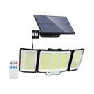 Lâmpada Solar Externa Com Sensor De Movimento À Prova d'Água 348 LED Holofote Potente Para Jardim E
