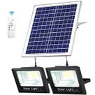 Lâmpada Solar LED De Alta Potência 65W, Holofote À Prova d'Água Com Controle Remoto Para Jardim E