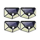 Lâmpada Solar LED Externa Com 468 LEDs, Sensor De Movimento, À Prova d'Água, Luz De Parede Para