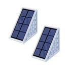 Lâmpada Solar LED Para Degraus Externa IP67 À Prova d'Água Antifurto Para Decoração De Jardim, Deck