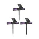 Lâmpada Solar UV Mata Mosquitos, Controle De Mosquitos Com Choque Elétrico Para Quintal E Jardim