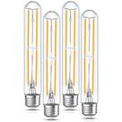 Lâmpada Sphoon Tubular T10 LED 6W 2700K 600lm E26, pacote com 4
