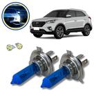 Lampada Super Branca Farol Alto E Baixo Hyundai Creta H4