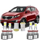 Lampada Super Led 6000k Farol Alto Baixo Kia Sportage