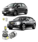 Lâmpada Super Led Farol Baixo Alto Gm Chevrolet Cruze Onix