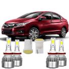 Lampada Super Led Honda City 2015-2017 Luz Baixa Milha 6000k