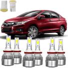 Lampada Super Led Honda City 2015 A 2017 Completo 6000k