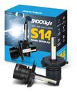 Lâmpada Super Led Mini Shocklight 32w S14 Nano H4 6000k Lâmpada Super Led Mini Shocklight 32w S14 Nano H4 6000k