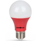Lâmpada Superled Ouro 60 Colors 7 Watts Vermelho Bivolt - 05457 - OUROLUX