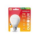 Lâmpada Superled Ourolux 100 3000K Amarela 9W
