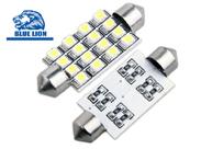 Lâmpada Torpedo 16 Leds 41mm Teto Placa Porta Mala E Luvas