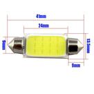 Lampada torpedo led cob super branca xenon 31mm 39mm 41mm