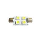 Lampada Torpedo Pequena 4 Leds 36Mm 10 Pecas