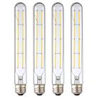 Lâmpada tubular LED Leools T10/T30 8W 4000K regulável, pacote com 4 Lâmpada tubular LED Leools T10/T30 8W 4000K regulável, pacote com 4