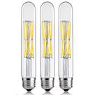 Lâmpada tubular LED Leools T10/T30 regulável 12 W 4000 K 1200 LM, pacote com 3