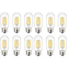 Lâmpada tubular LED LiveMax 4W E26 400lm 2700K Warm White Pacote com 12