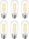 Lâmpada tubular LED LiveMax Dimmable 6W 600lm 4000K E26, pacote com 6